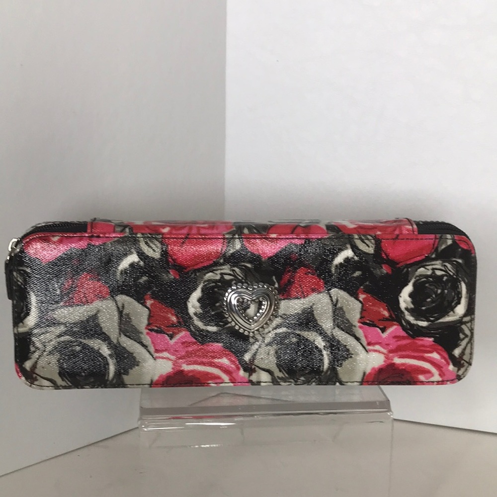 Brighton Madison Rose Travel Zipper Jewelry Box